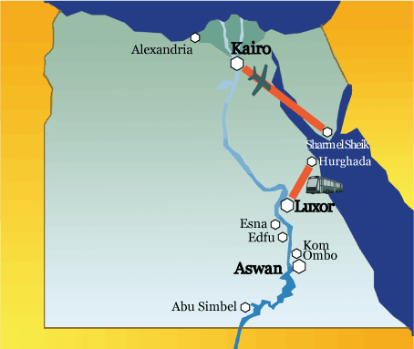 Egypten karta